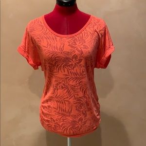 Orange Tee with Super Cute Detailing
